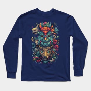 Zoomorphic Beasts - Wolverines Long Sleeve T-Shirt